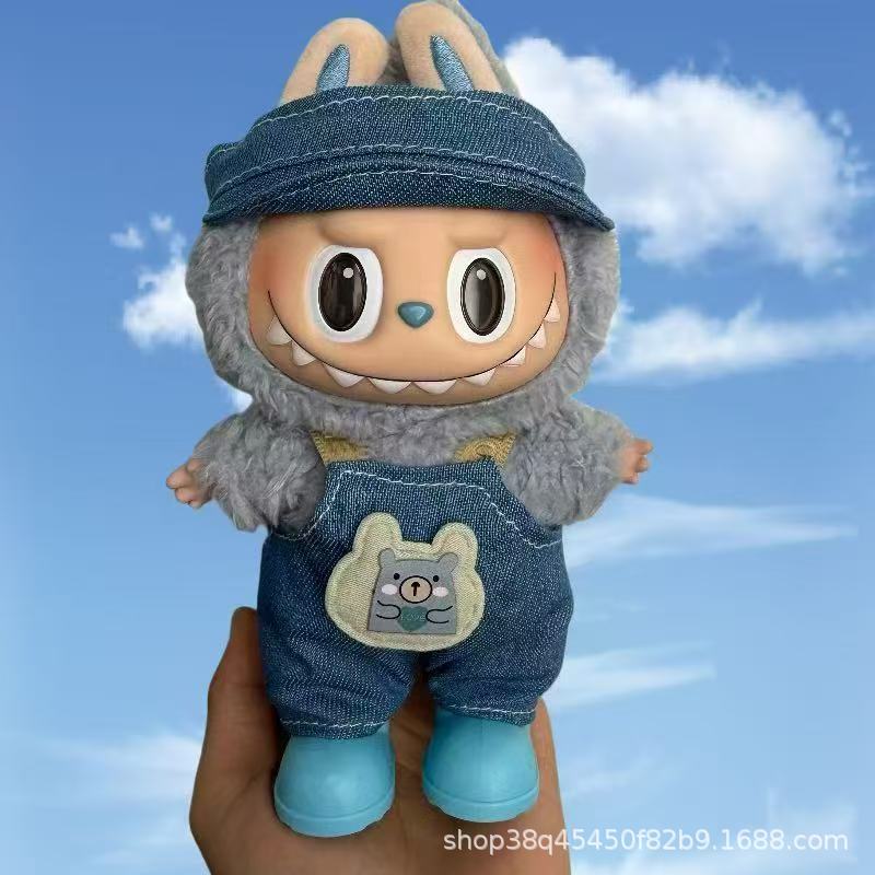 Labubu 17cm Set Plush Clothes