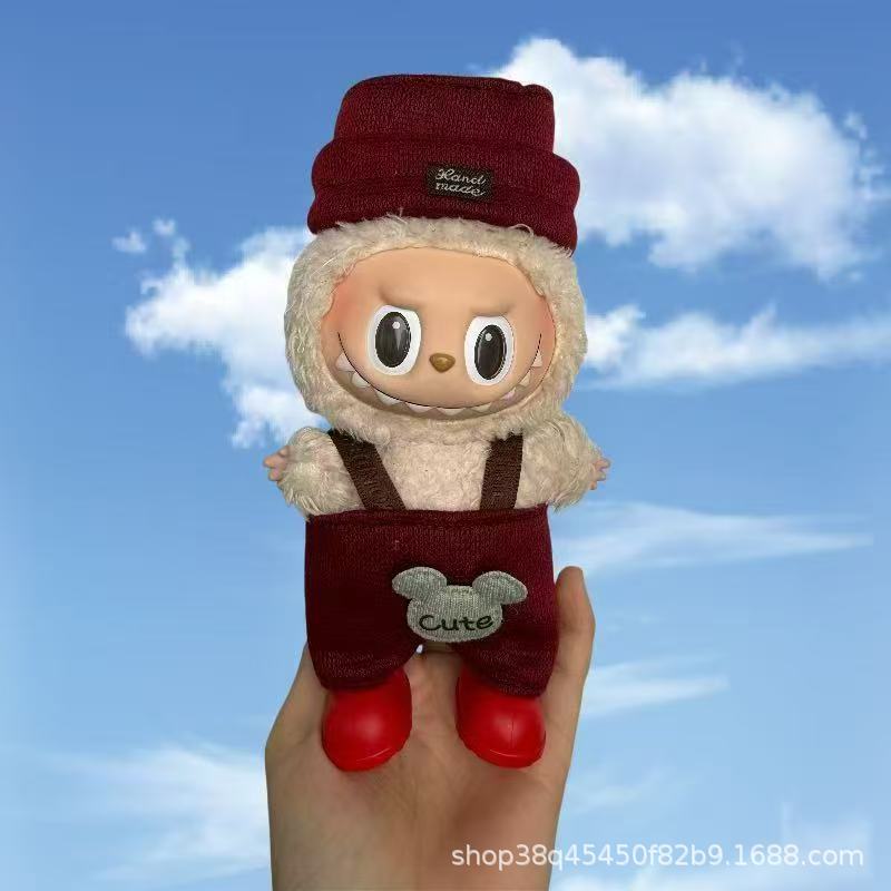 Labubu 17cm Set Plush Clothes