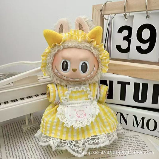 Labubu 17cm Set Plush Clothes