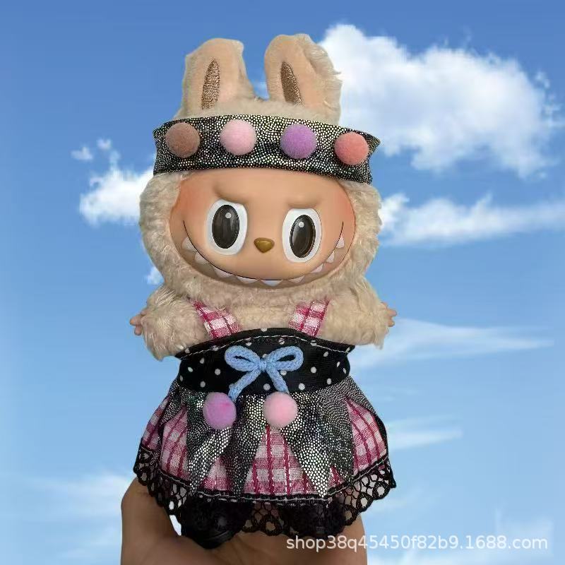 Labubu 17cm Set Plush Clothes